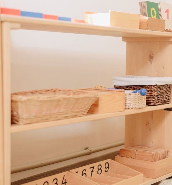 Montessori Material Shelf